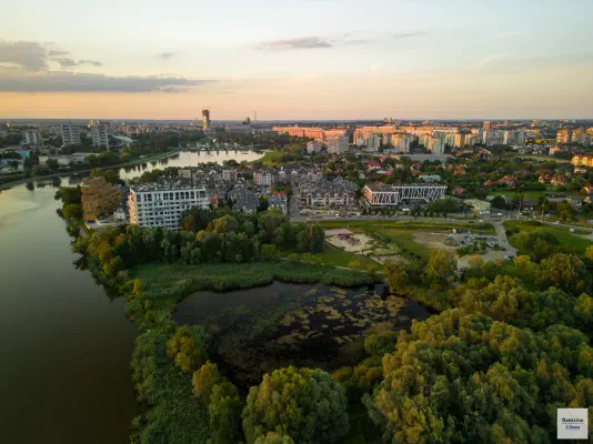 Rzeszów, Wisłok i zapora z drona